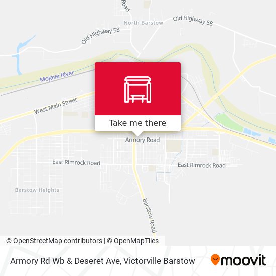 Mapa de Armory Rd Wb & Deseret Ave