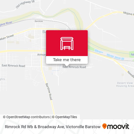 Rimrock Rd Wb & Broadway Ave map