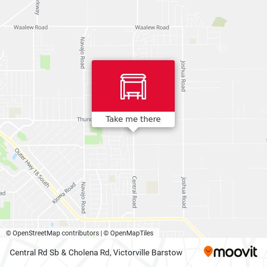 Central Rd Sb & Cholena Rd map