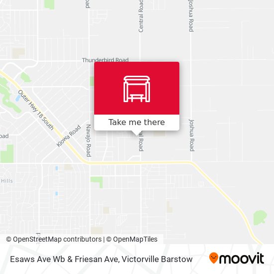 Esaws Ave Wb & Friesan Ave map