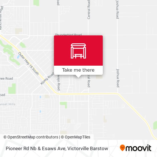 Mapa de Pioneer Rd Nb & Esaws Ave