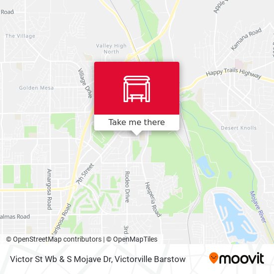 Victor St Wb & S Mojave Dr map