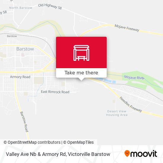 Mapa de Valley Ave Nb & Armory Rd
