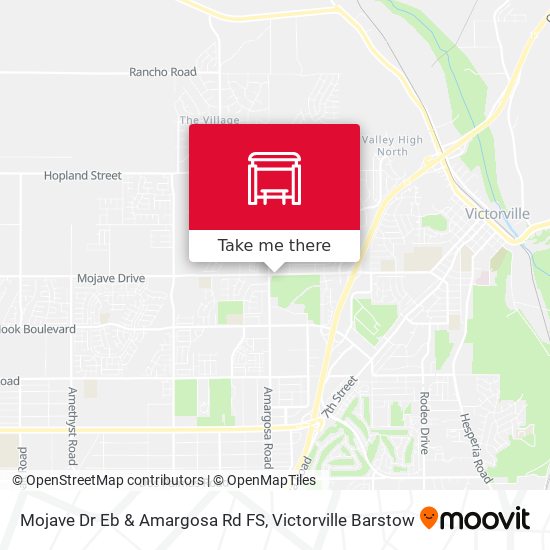 Mapa de Mojave Dr Eb & Amargosa Rd FS