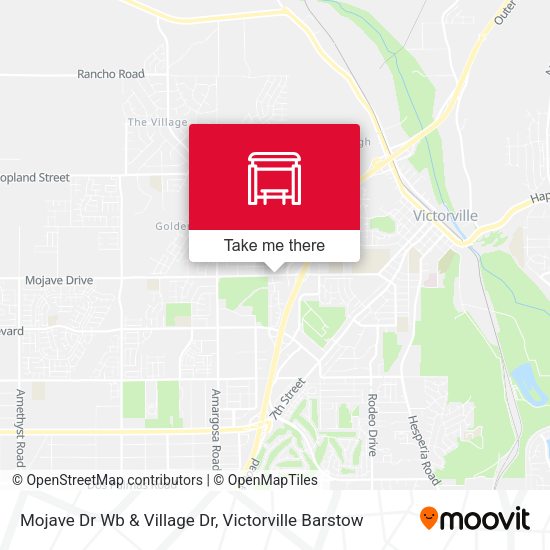 Mojave Dr Wb & Village Dr map