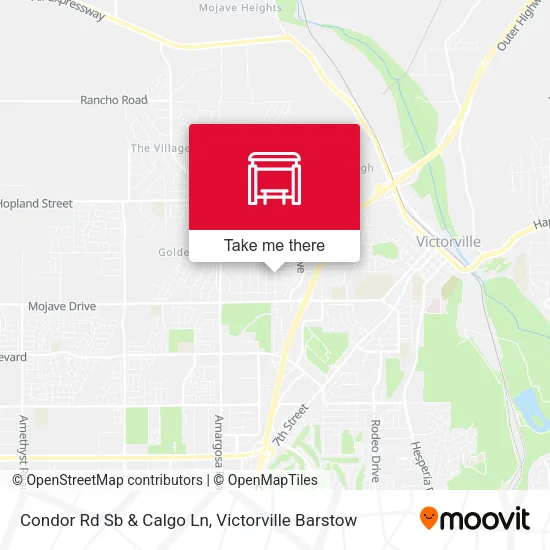 Mapa de Condor Rd Sb & Calgo Ln