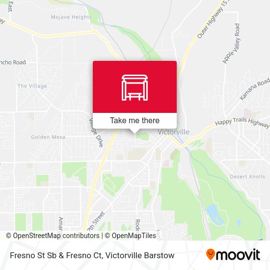 Mapa de Fresno St Sb & Fresno Ct