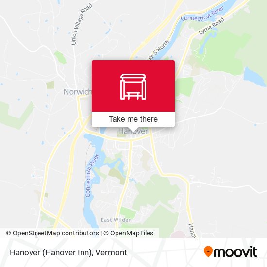 Mapa de Hanover (Hanover Inn)