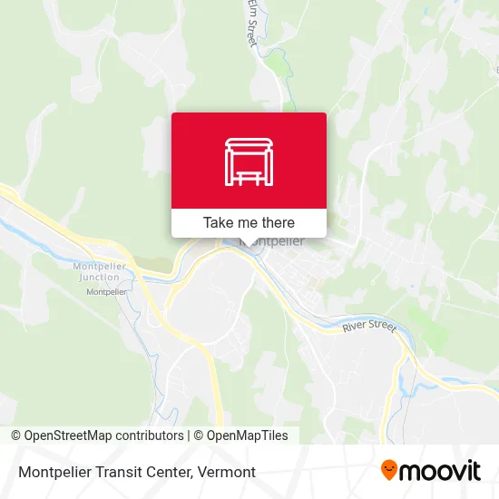 Montpelier Transit Center map