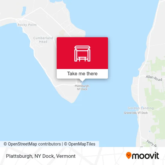 Plattsburgh, NY Dock map
