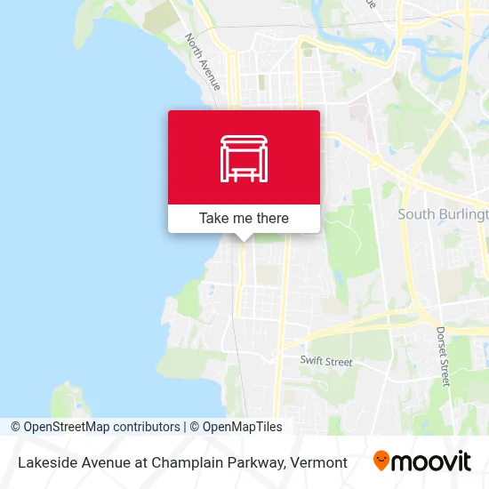 Lakeside Avenue at Champlain Parkway map