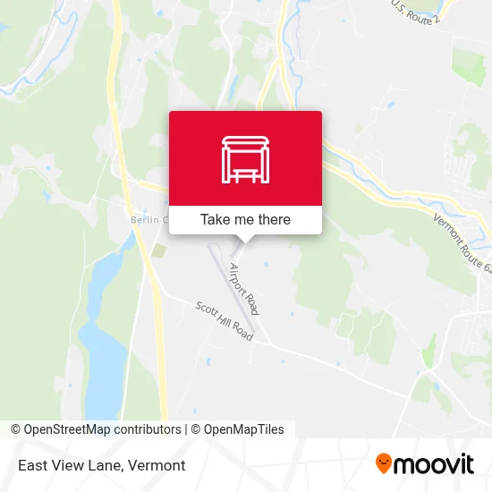East View Lane map