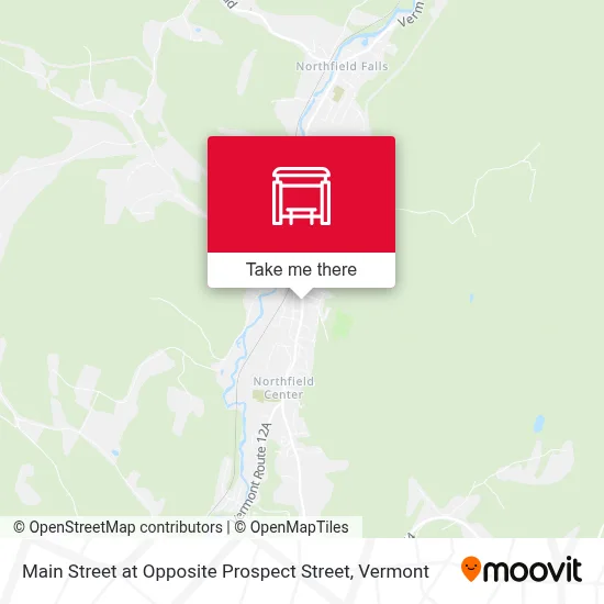 Main Street at Opposite Prospect Street map