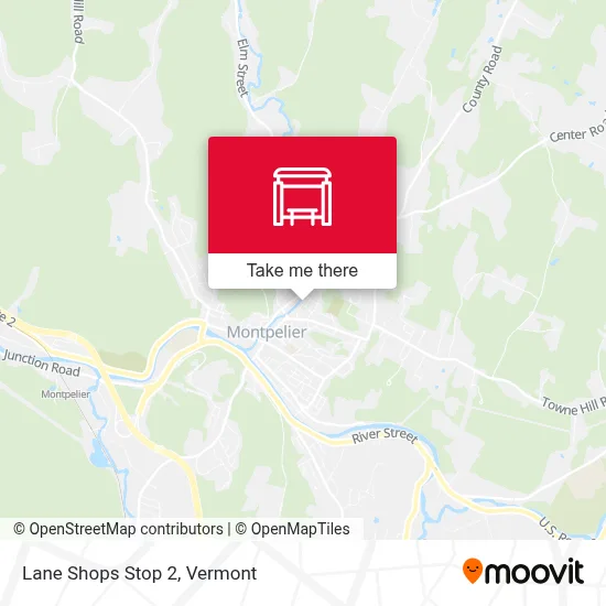 Lane Shops Stop 2 map
