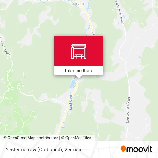 Yestermorrow (Outbound) map