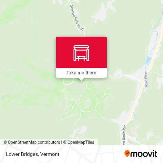Lower Bridges map