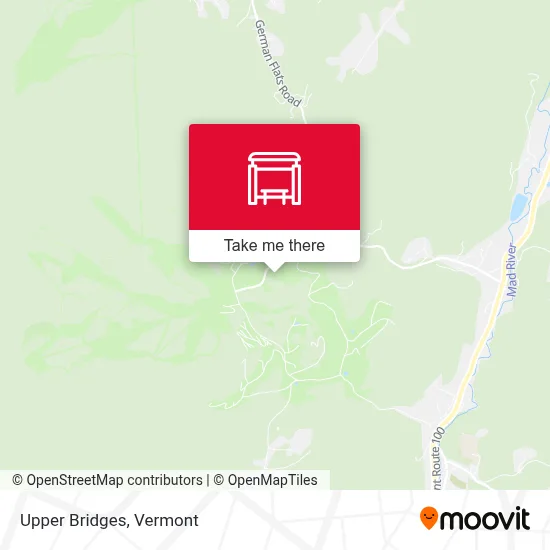 Upper Bridges map