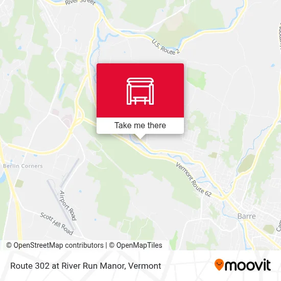 Route 302 at River Run Manor map