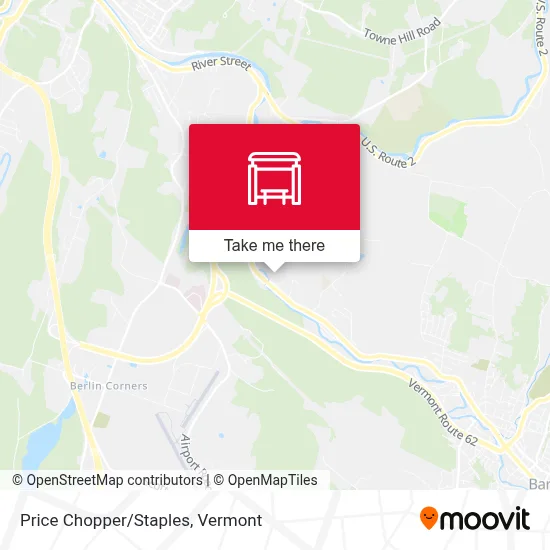 Price Chopper/Staples map
