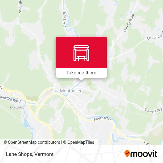Lane Shops map