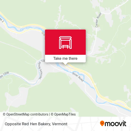 Opposite Red Hen Bakery map