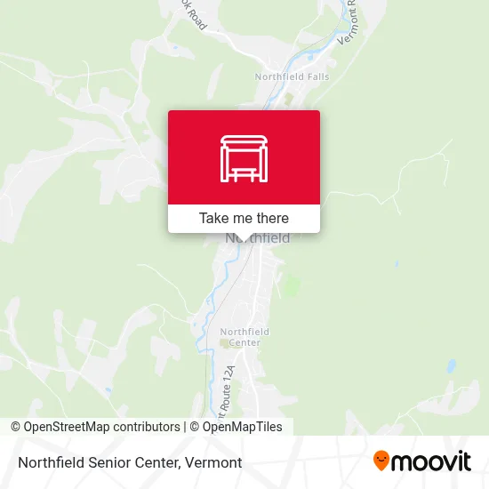 Northfield Senior Center map