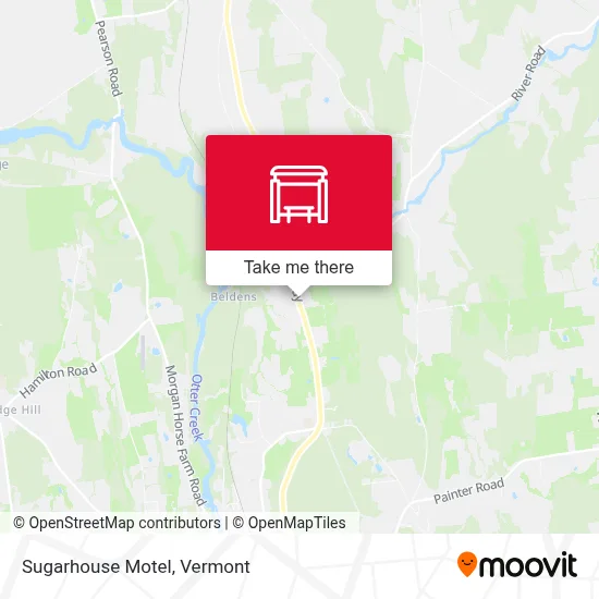 Sugarhouse Motel map