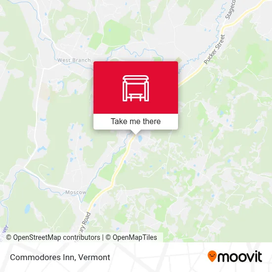 Mapa de Commodores Inn