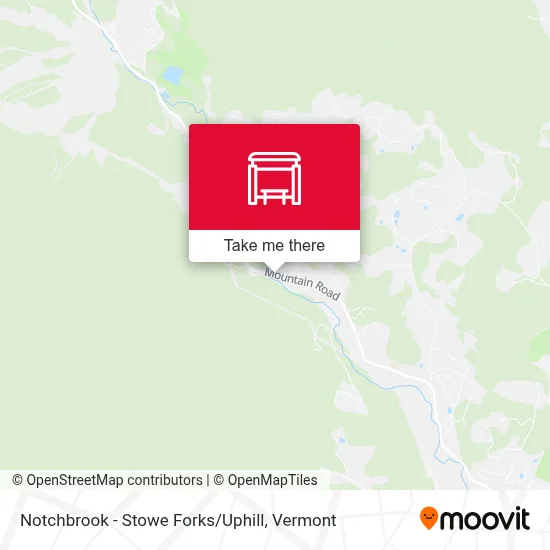 Notchbrook - Stowe Forks / Uphill map