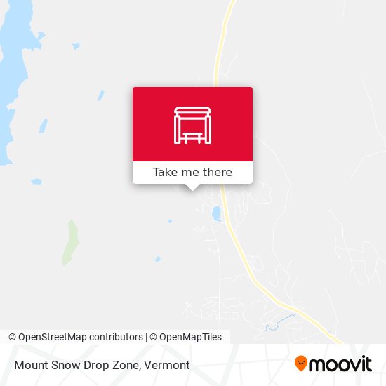 Mount Snow Drop Zone map