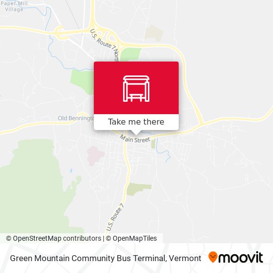 Mapa de Green Mountain Community Bus Terminal