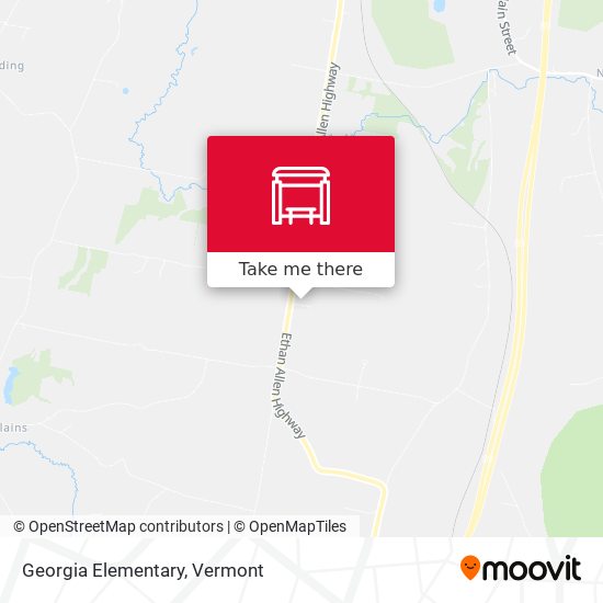 Georgia Elementary map