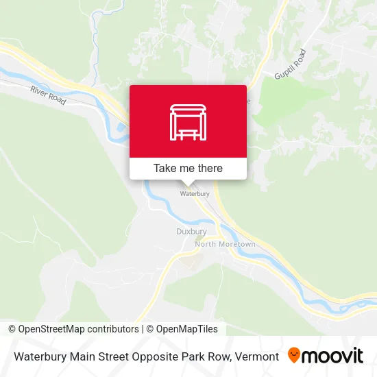 Mapa de Waterbury Main Street Opposite Park Row