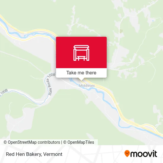 Red Hen Bakery map