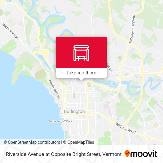 Riverside Avenue at Opposite Bright Street map