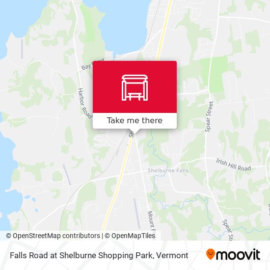 Mapa de Falls Road at Shelburne Shopping Park