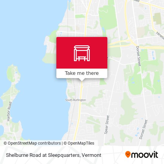 Mapa de Shelburne Road at Sleepquarters