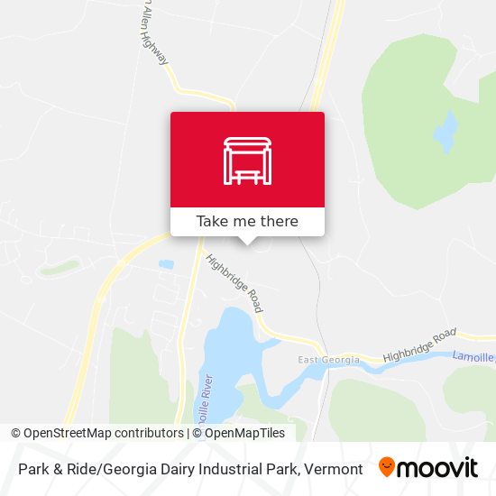 Mapa de Park & Ride / Georgia Dairy Industrial Park