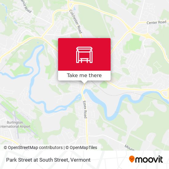 Mapa de Park Street at South Street