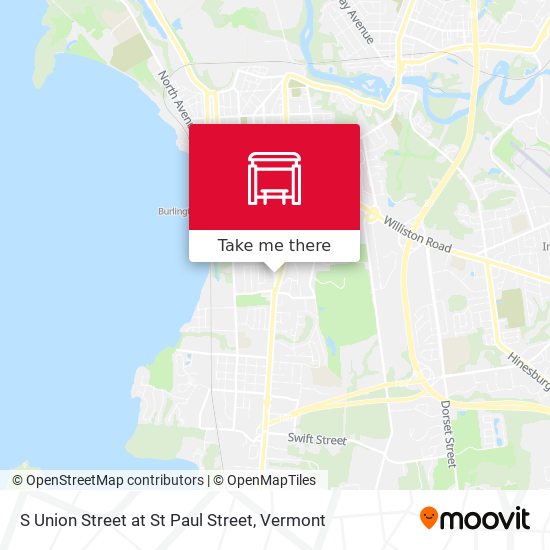Mapa de S Union Street at St Paul Street