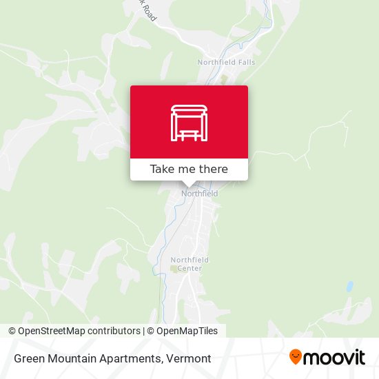 Mapa de Green Mountain Apartments