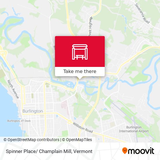 Spinner Place/ Champlain Mill map