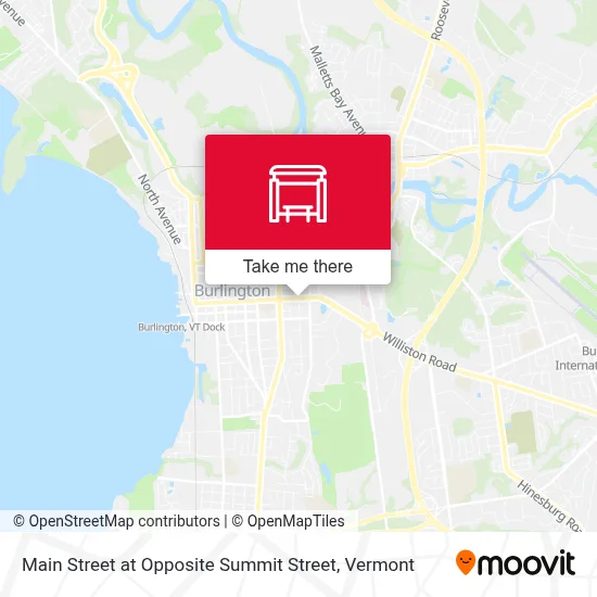 Main Street at Opposite Summit Street map