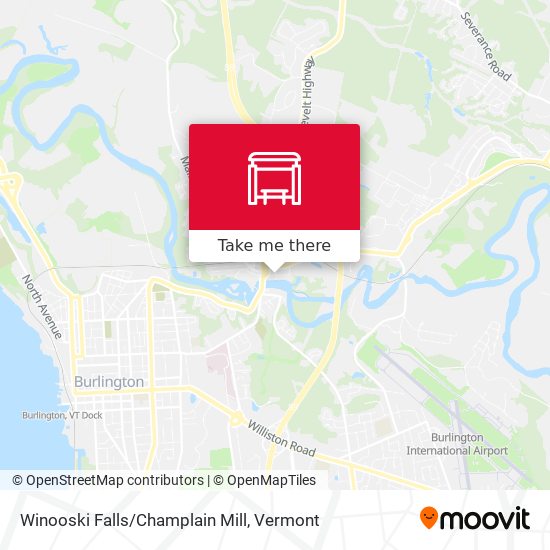 Mapa de Winooski Falls/Champlain Mill