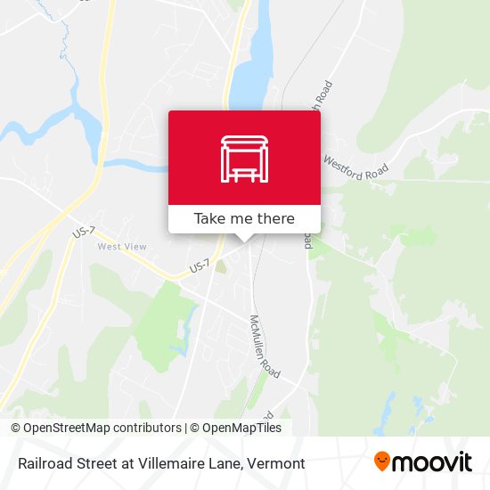 Mapa de Railroad Street at Villemaire Lane