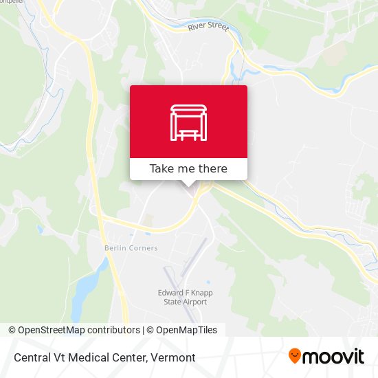 Mapa de Central Vt Medical Center