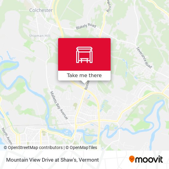 Mapa de Mountain View Drive at Shaw's