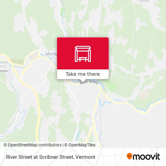 River Street at Scribner Street map