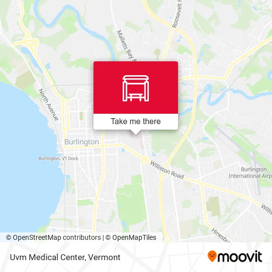 Uvm Medical Center map