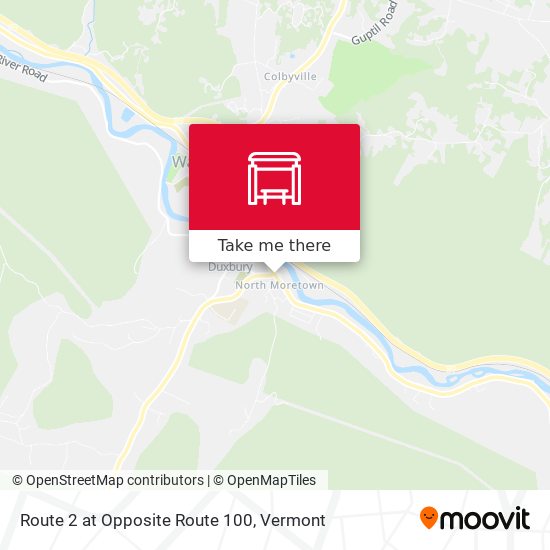 Mapa de Route 2 at Opposite Route 100